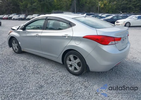 2013 Hyundai Elantra Gls from USA, damaged, VIN KMHDH4AE7DU858457